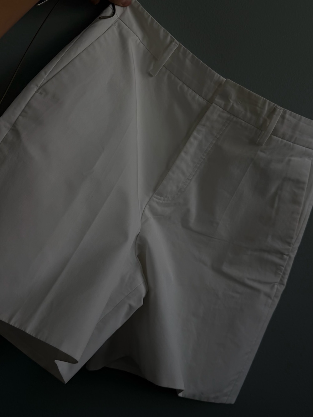 Valentino 2024 White Cotton Bermuda Shorts IT 46 Made in Italy